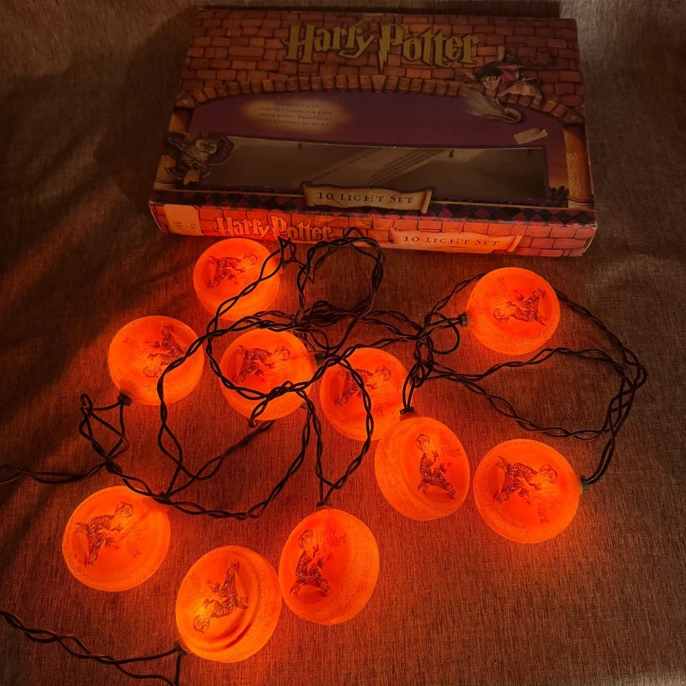 Vintage 2000 Harry Potter Kurt Adler 10 Light Set String Lights WORKS